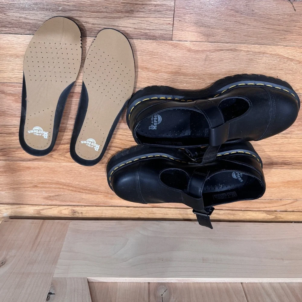 NEW Dr Martens Bethan Platform Mary Janes - Picture 11 of 15